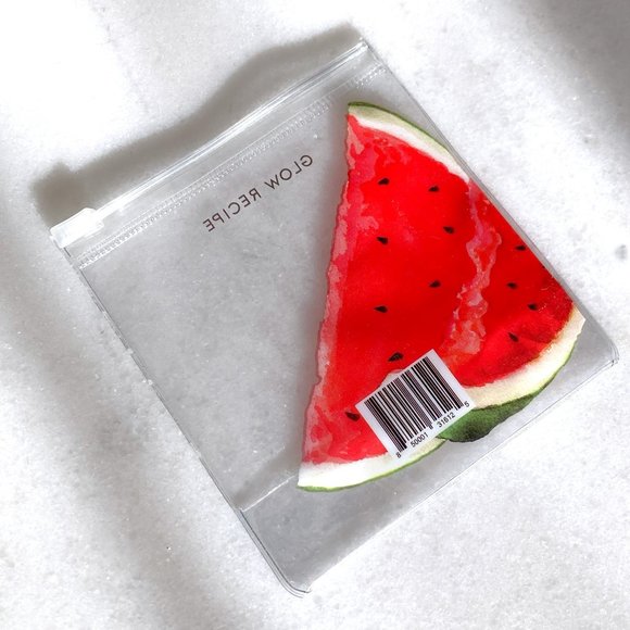 3/$20 - New! Glow Recipe mini clear cosmetic skincare / makeup pouch - Picture 2 of 2